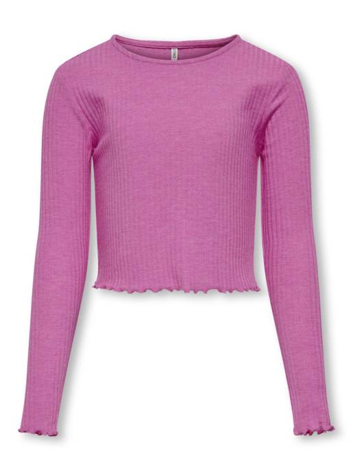 KIDS ONLY KOGNELLA L/S O-NECK TOP JRS NOOS