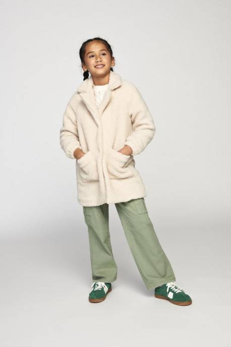 KIDS ONLY KOGSANDRA TEDDY LONG COAT OTW