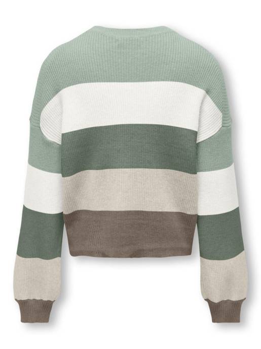 KIDS ONLY KOGSANDY L/S STRIPE PULLOVER KNT NO