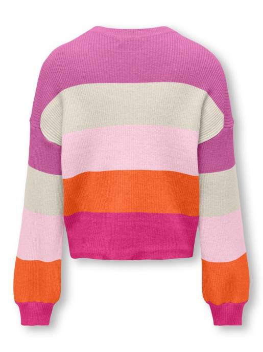 KIDS ONLY KOGSANDY L/S STRIPE PULLOVER KNT NO