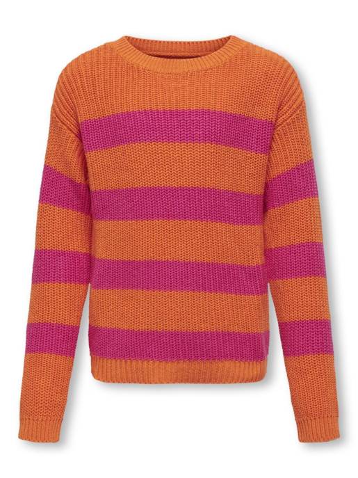 KIDS ONLY KOGSIF LS STRIPED PULLOVER KNT