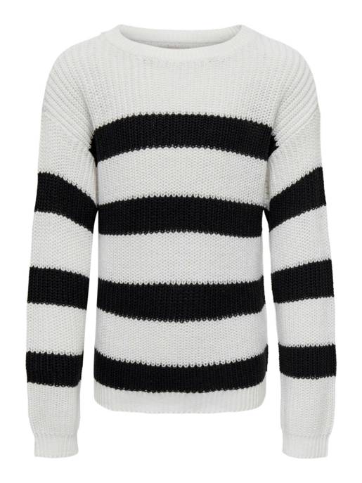 KIDS ONLY KOGSIF LS STRIPED PULLOVER KNT