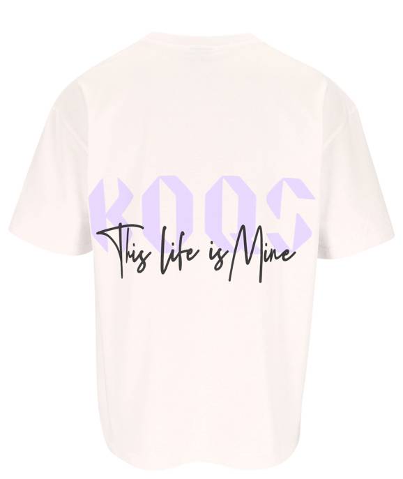 KOQS Backprint T-Shirt "This Life Is Mine"
