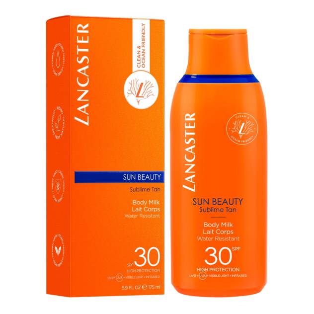 LANCASTER "Sun Beauty Body" Milk SPF30 175 Ml
