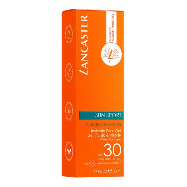 LANCASTER "Sun Sport" Face Gel SPF 30 50 Ml