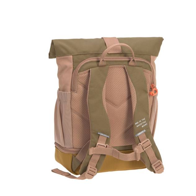 LÄSSIG Mini Rolltop Backpack Nature Hazelnut