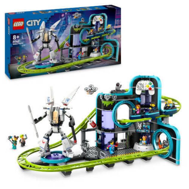 Lego City 60421 Achterbahn Mit Roboter-Mech V29