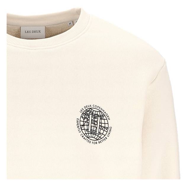 LES DEUX Sweatshirt "Globe"