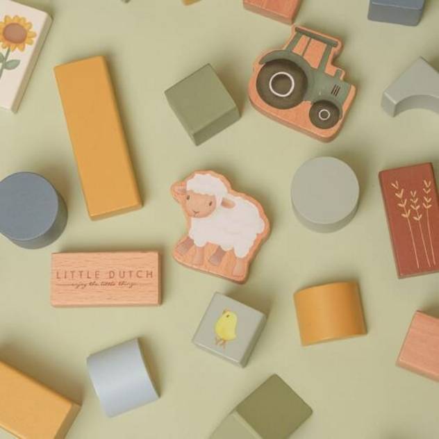 LITTLE DUTCH Bausteine Little Farm FSC