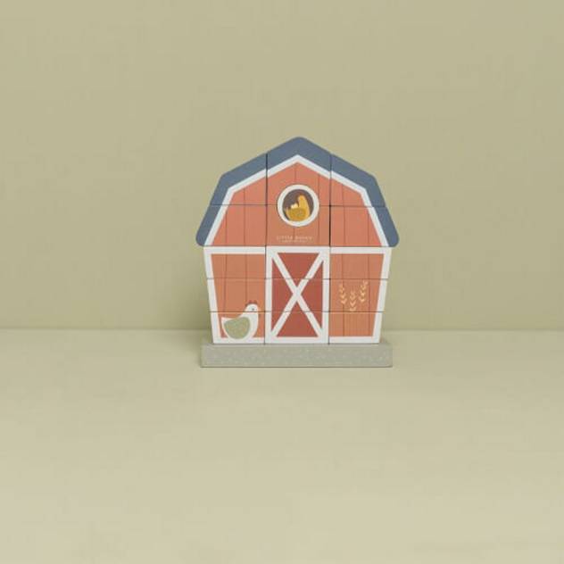 LITTLE DUTCH Little Farm Stapelspiel FSC