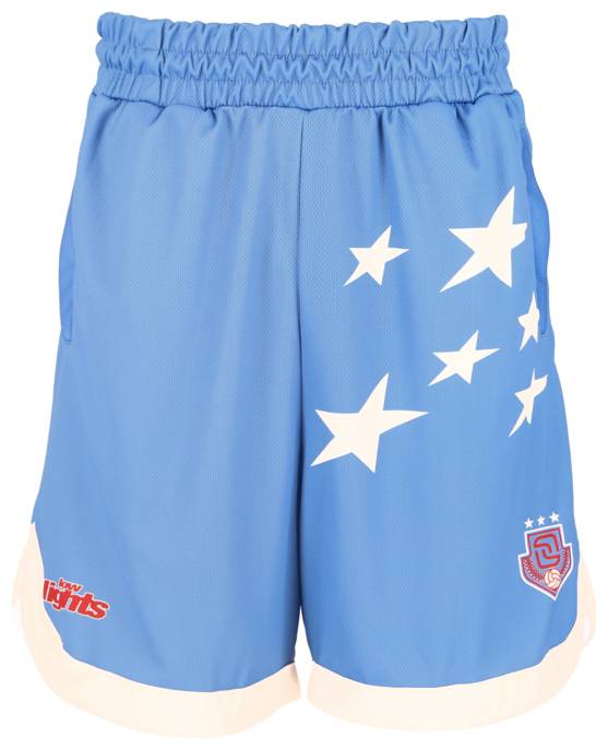 LOW LIGHTS STUDIOS Mesh-Shorts mit Taschen