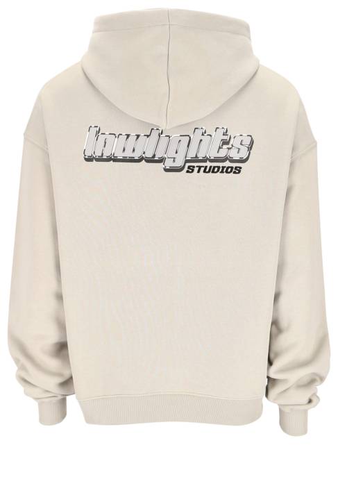 LOW LIGHTS STUDIOS Zipper Hoodie "Sanded Logo"