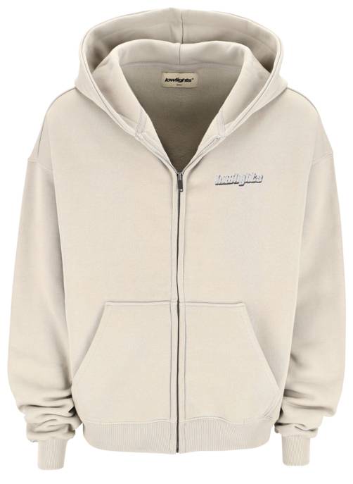 LOW LIGHTS STUDIOS Zipper Hoodie "Sanded Logo"