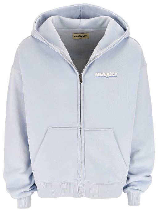 LOW LIGHTS STUDIOS Zipper Hoodie "Sanded Logo"