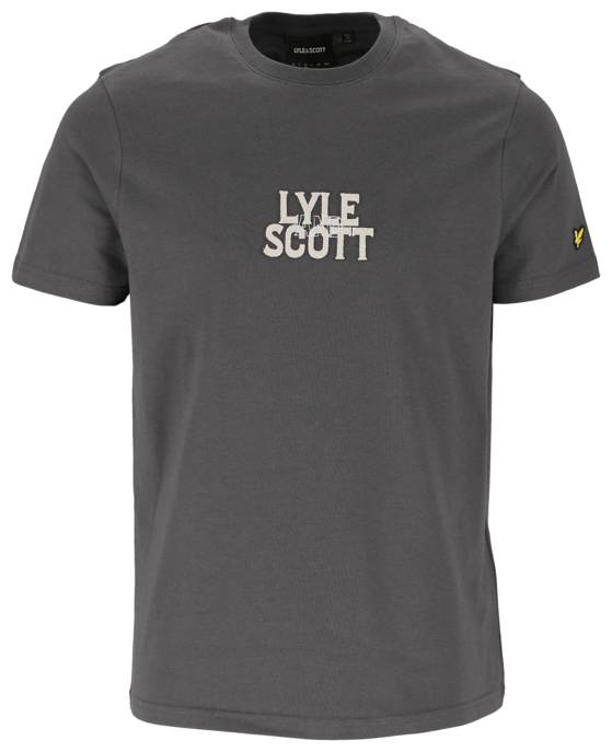 LYLE & SCOTT T-Shirt mit Varsity-Stickerei