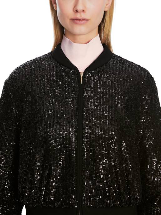 MARC CAIN Blouson-Jacke Aus Wolle Und Kaschmir