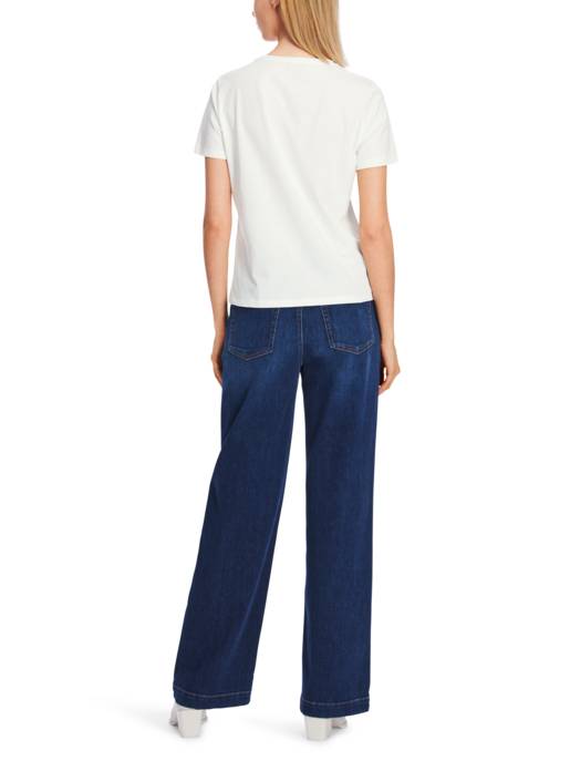 MARC CAIN T-Shirt "Rethink Together - Mit Strass
