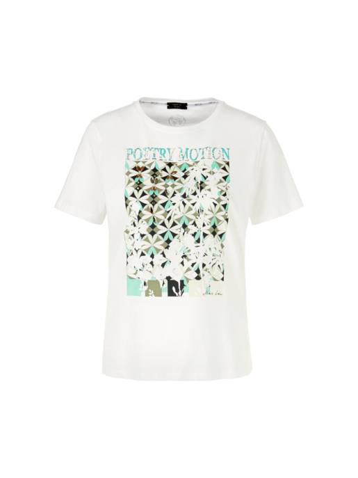 MARC CAIN T-Shirt "Rethink Together - mit Strass