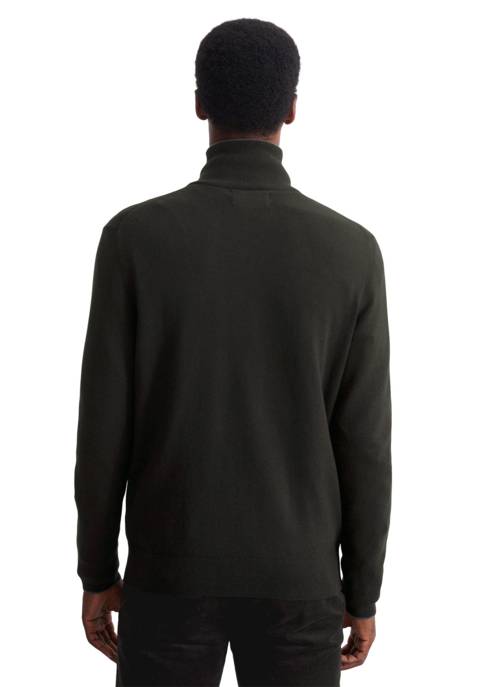 Marc O'Polo Zipped Cardigan With Stand Up Colla