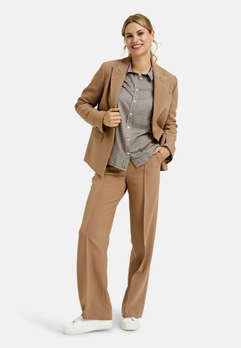 MILANO ITALY BLOUSE W COLLAR AND PLACKET AE 1/1