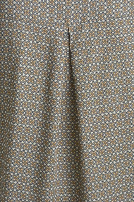 MILANO ITALY BLOUSE W COLLAR AND PLACKET AE 1/1