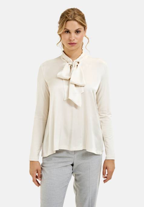 MILANO ITALY LONGSLEEVE WITH BOW TIE SCARFT