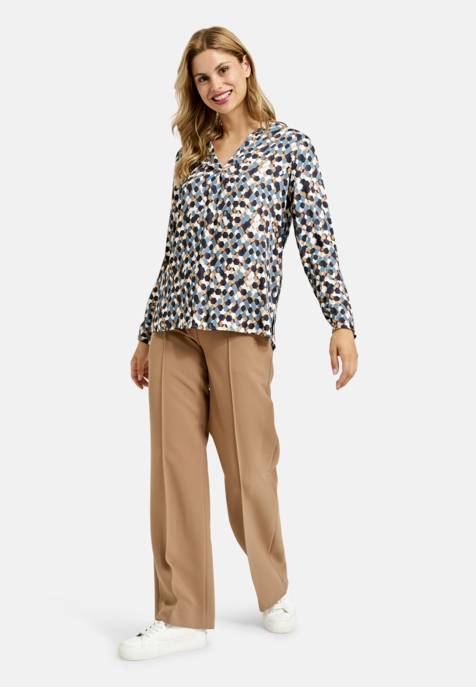 MILANO ITALY V-NECK BLOUSE