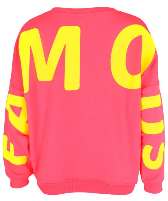 Miss Goodlife Sweatshirt "Famous Heartface Strass"