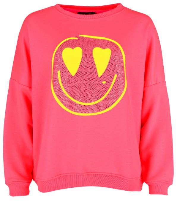 miss goodlife Sweatshirt "Famous Heartface Strass"