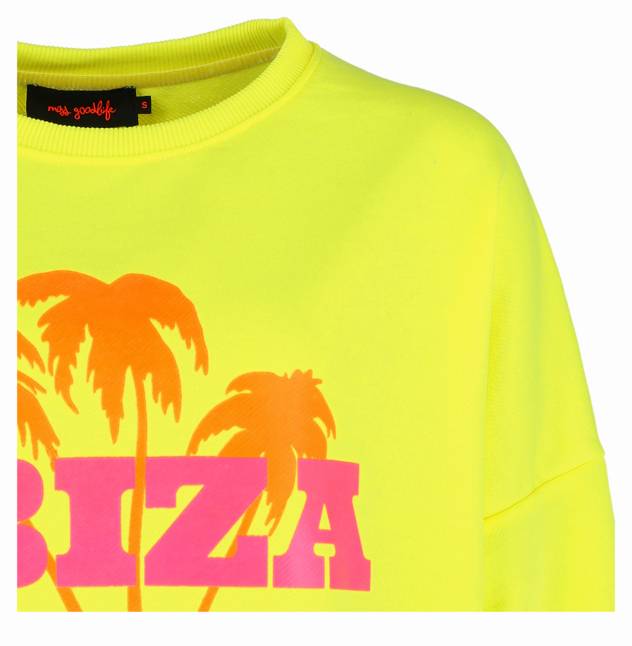 Miss Goodlife Sweatshirt "Ibiza Palm Roundneck"