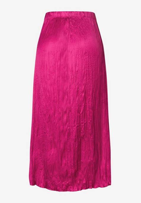 More & More Crashed Satin Skirt