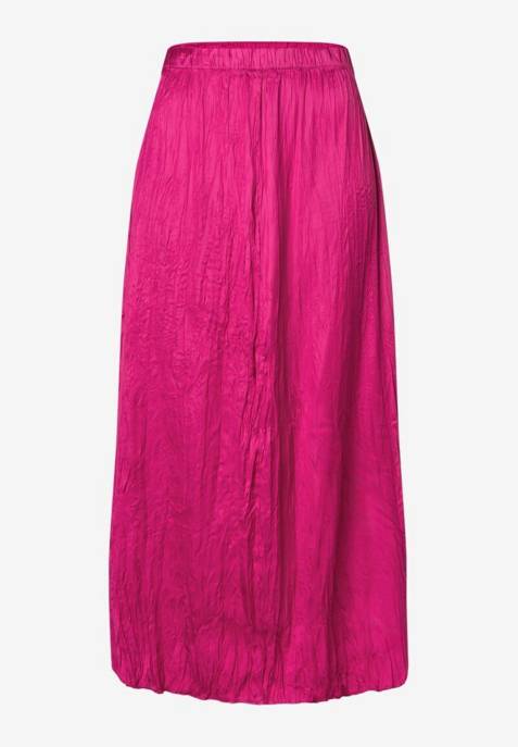 More & More Crashed Satin Skirt