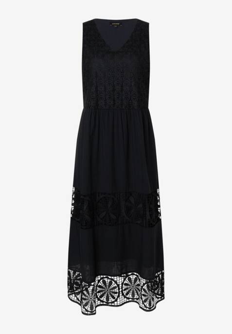 More & More Crochet Detail Maxi Dress