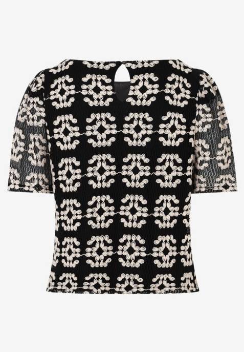 More & More Cropped Lace-Shirt