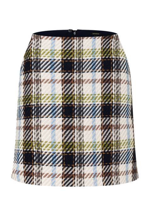 More & More Multicolour Check Skirt