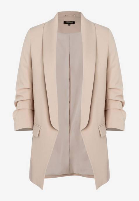 More & More PES-Crepe Blazer w Draped Sleeves