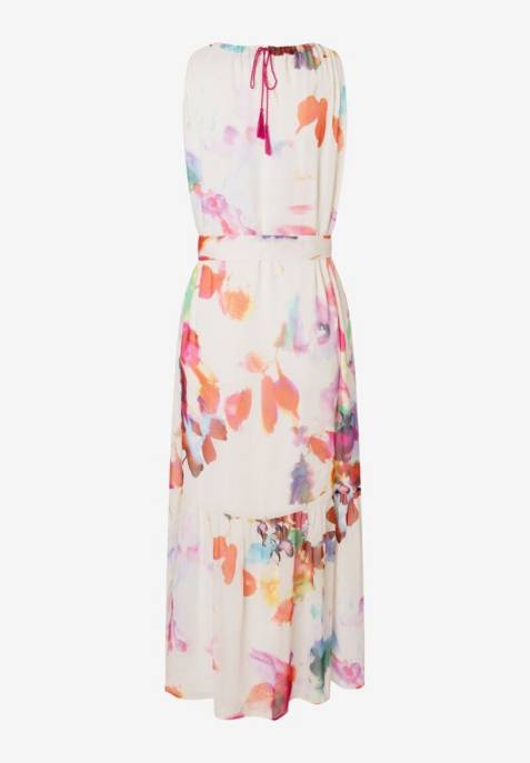 More & More Printed Chiffon Maxi Dress