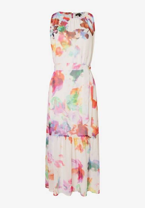 More & More Printed Chiffon Maxi Dress