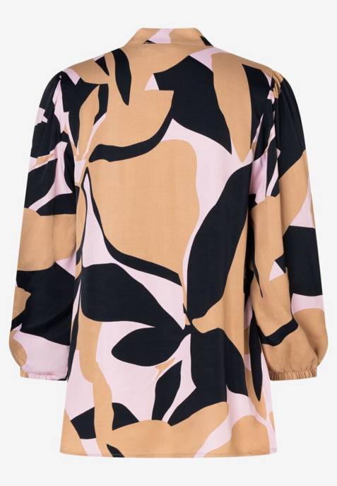 More & More Printed Satin Blouse