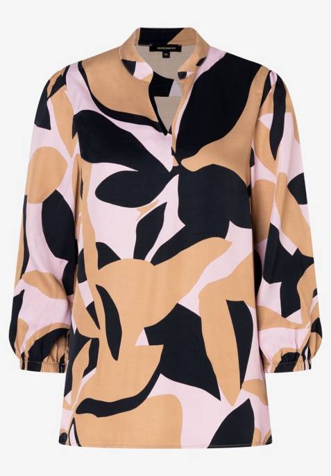More & More Printed Satin Blouse