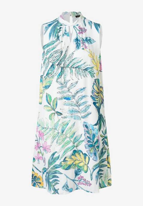 More & More Printed Satin Dress