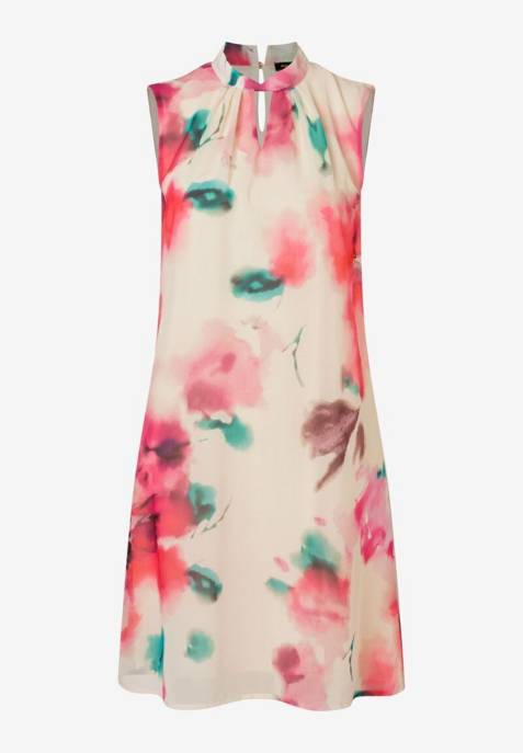 More & More Printed Satin Dress