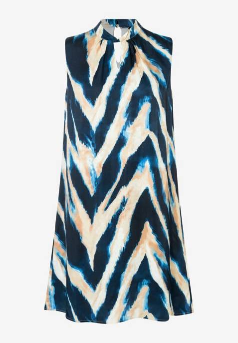 More & More Printed Satin Dress