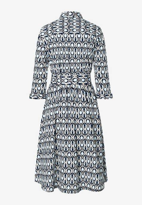 More & More Printed Shirt Dress