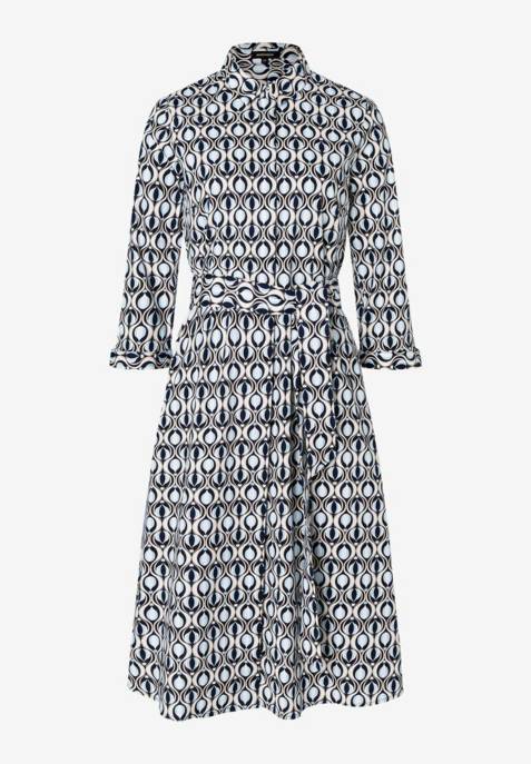 More & More Printed Shirt Dress