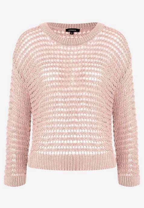 More & More Pullover with Ajour