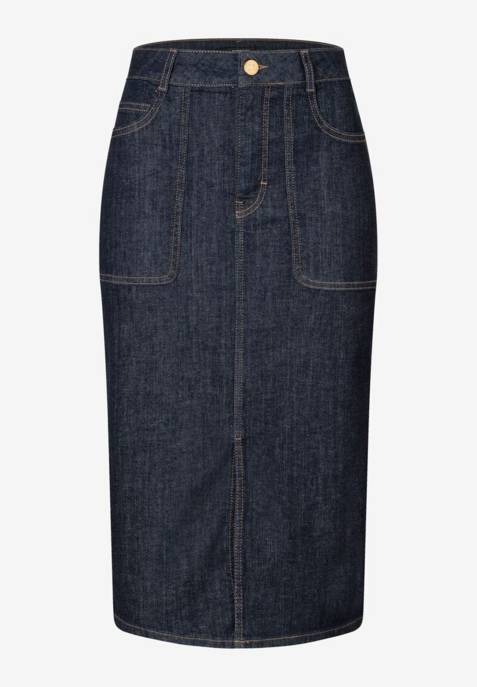 More & More Rinse Wash Denim Skirt