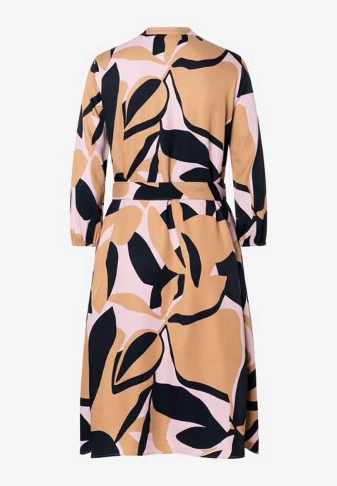 More & More Satin Print Dress