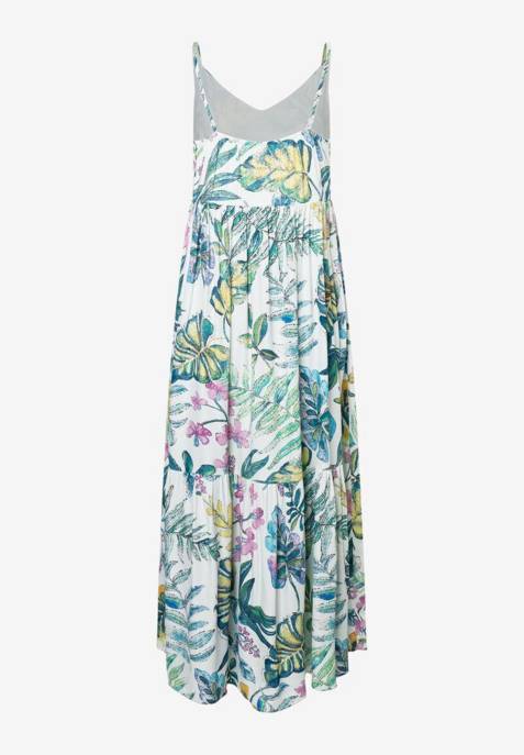 More & More Satin Print Dress