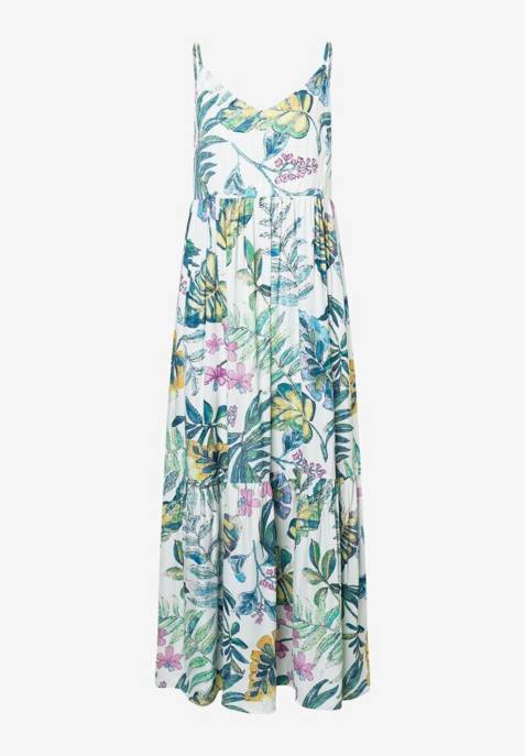 More & More Satin Print Dress